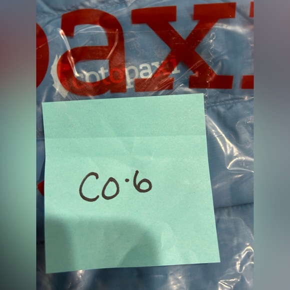 Cotopaxi Women's Large Fuego Hooded Down Jacket Puffer Lake Blue Aqua NWT - Picture 16 of 16